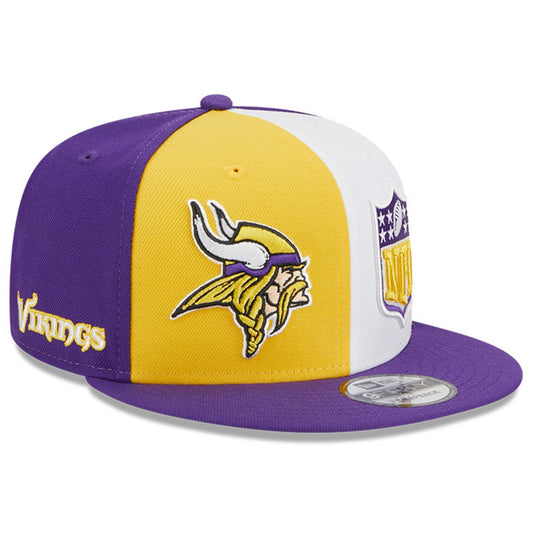 Men's Minnesota Vikings Team Color 2023 NFL Sideline 9FIFTY Snapback Adjustable Hat