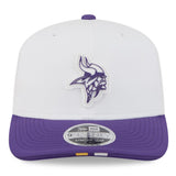 Men's Minnesota Vikings New Era White/Purple 2025 NFL Training Camp 9SEVENTY Adjustable Hat - Pro Jersey Sports