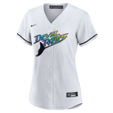 Women's Tampa Bay Devil Rays Nike White Home Replica Team Jersey - Pro Jersey Sports