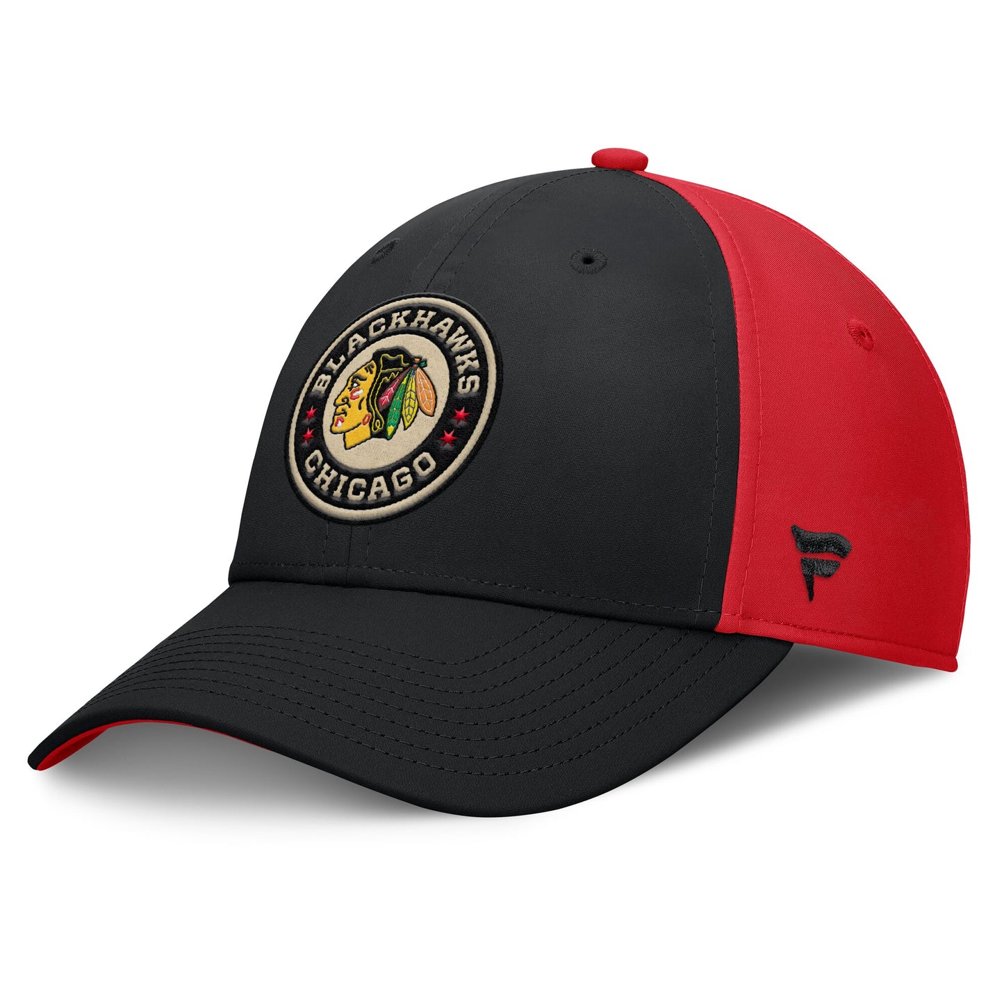 Chicago Blackhawks Fanatics 2025 NHL Winter Classic Flex Hat - Black/Red