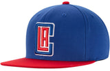 Mens NBA Los Angeles Clippers Royal/Red Wool 2 Tone Snapback Hat By Mitchell And Ness - Pro Jersey Sports