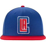 Mens NBA Los Angeles Clippers Royal/Red Wool 2 Tone Snapback Hat By Mitchell And Ness - Pro Jersey Sports