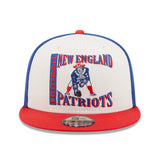 New England Patriots Historic Logo Retro Sport 3 Tone New Era 9FIFTY Snapback Hat - Pro Jersey Sports