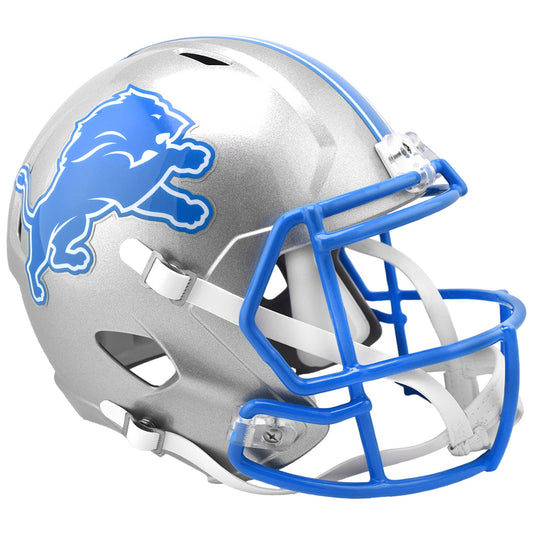 Detroit Lions 24 Riddell Replica Full Size Speed Helmet