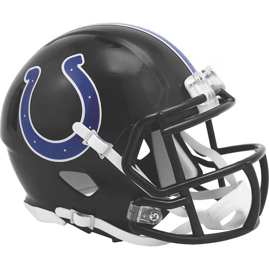 Indianapolis Colts Speed Black Alternate Mini Helmet - Pro Jersey Sports