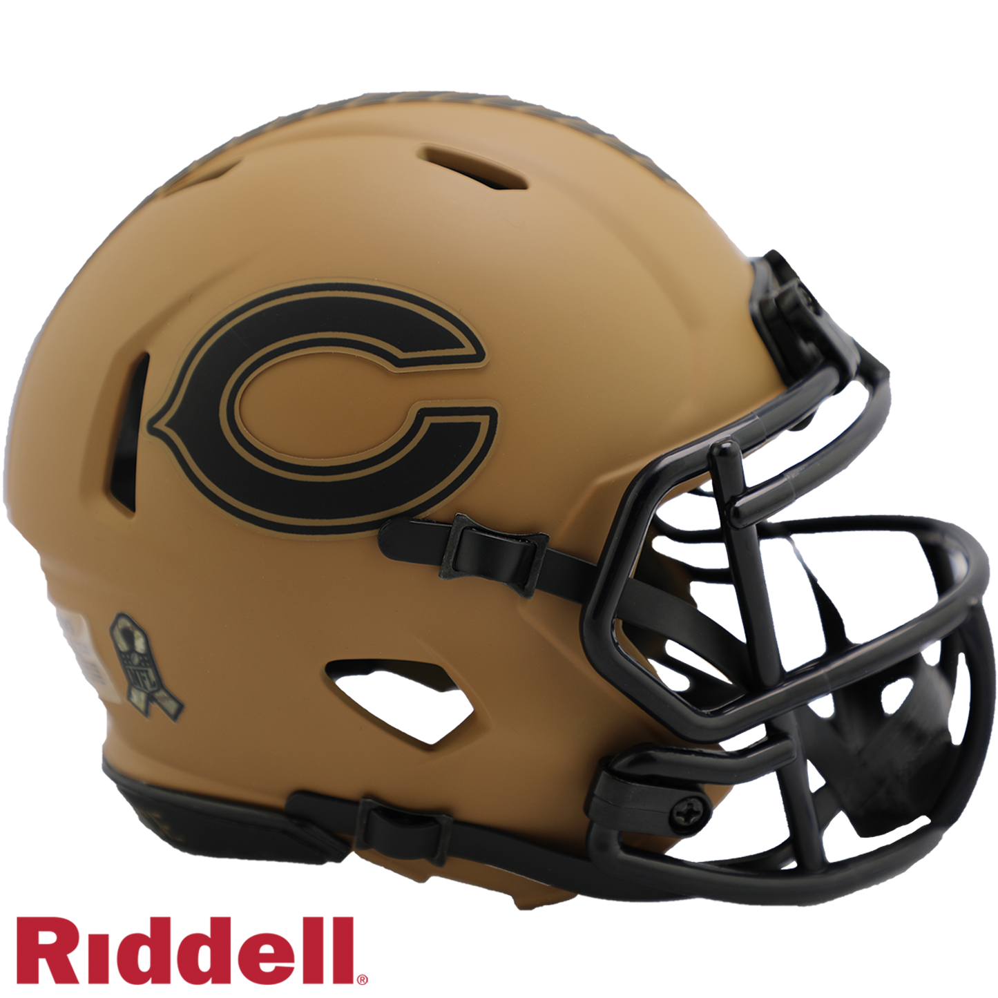 Chicago Bears 2023 NFL Salute to Service Riddell Speed Mini Helmet