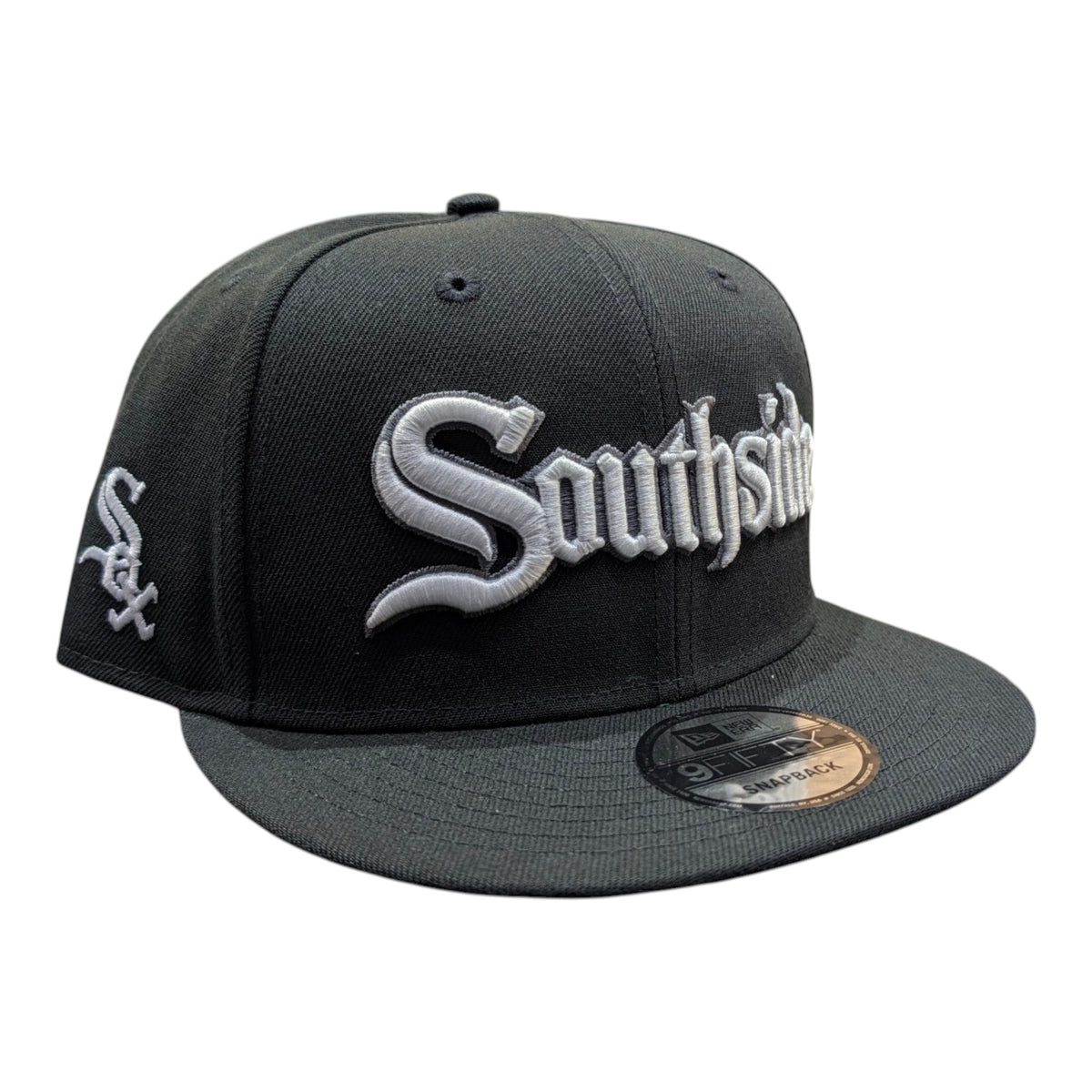 Chicago White Sox New Era City Connect Southside Black 9FIFTY Snapback Hat