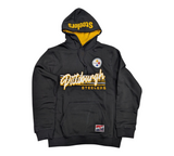 Men's Pittsburgh Steelers New Era Black Fleece Pullover Hoodie - Pro Jersey Sports