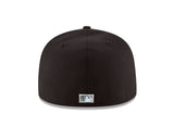 Chicago Cubs New Era Black Static 59FIFTY Fitted Hat - Pro Jersey Sports