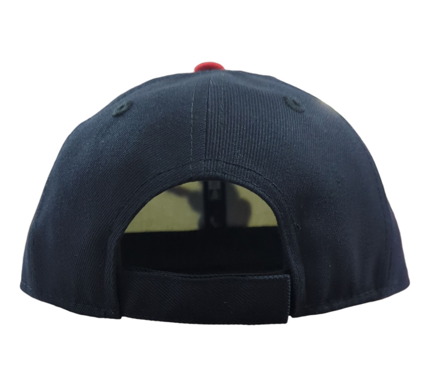 Youth Chicago Cubs Alternate 2 Guitar Bear 9FORTY Adjustable Chrome/Navy Blue Cap By New Era - Pro Jersey Sports