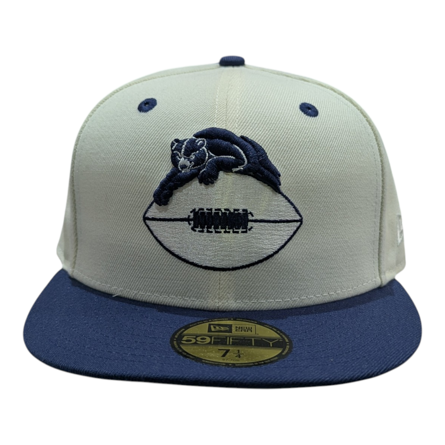 Chicago Bears Gridiron Chrome/Navy New Era 59FIFTY Fitted Hat