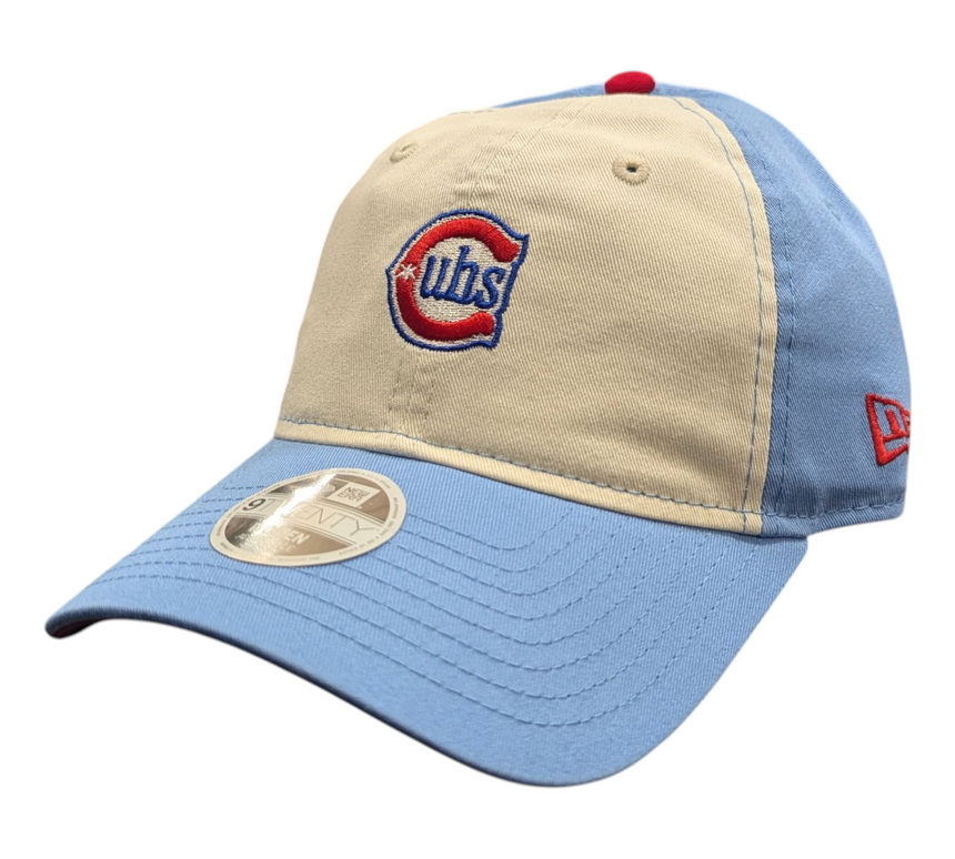Women's Chicago Cubs 2nd Alternate Micro Baby Blue New Era 9TWENTY Adjustable Hat - Pro Jersey Sports
