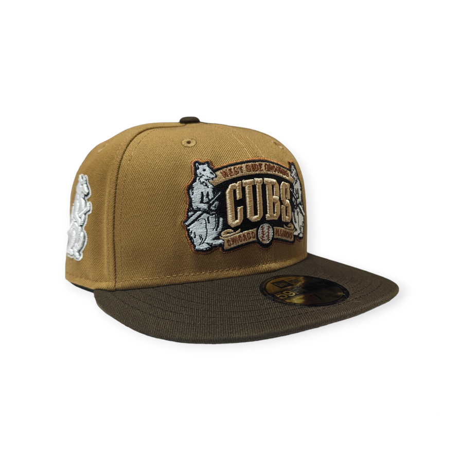 Chicago Cubs New Era West Side Grounds Wheat/Walnut 59FIFTY Fitted Hat