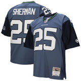 Men's Seattle Seahawks Richard Sherman Mitchell & Ness Blue 2011 Legacy Replica Jersey - Pro Jersey Sports