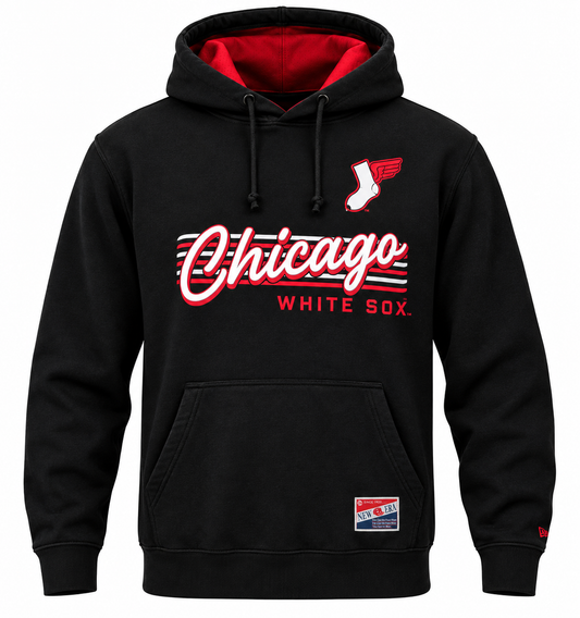Mens Chicago White Sox New Era City Connect Black Hoodie