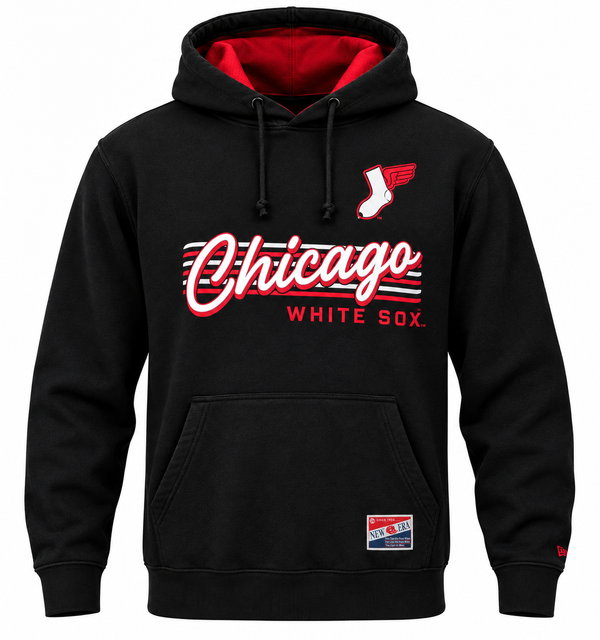Mens Chicago White Sox New Era City Connect Black Hoodie