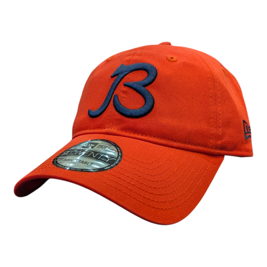 Chicago Bears New Era Orange B Gridiron 9TWENTY Adjustable Hat - Pro Jersey Sports