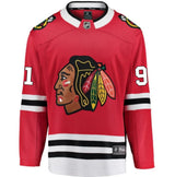 Men's Frank Nazar Chicago Blackhawks Red Home Fanatics Premium Twill Breakaway Replica Jersey - Pro Jersey Sports