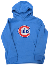 Youth Chicago Cubs Valor Blue 2nd Alternate Pullover Hoodie - Pro Jersey Sports