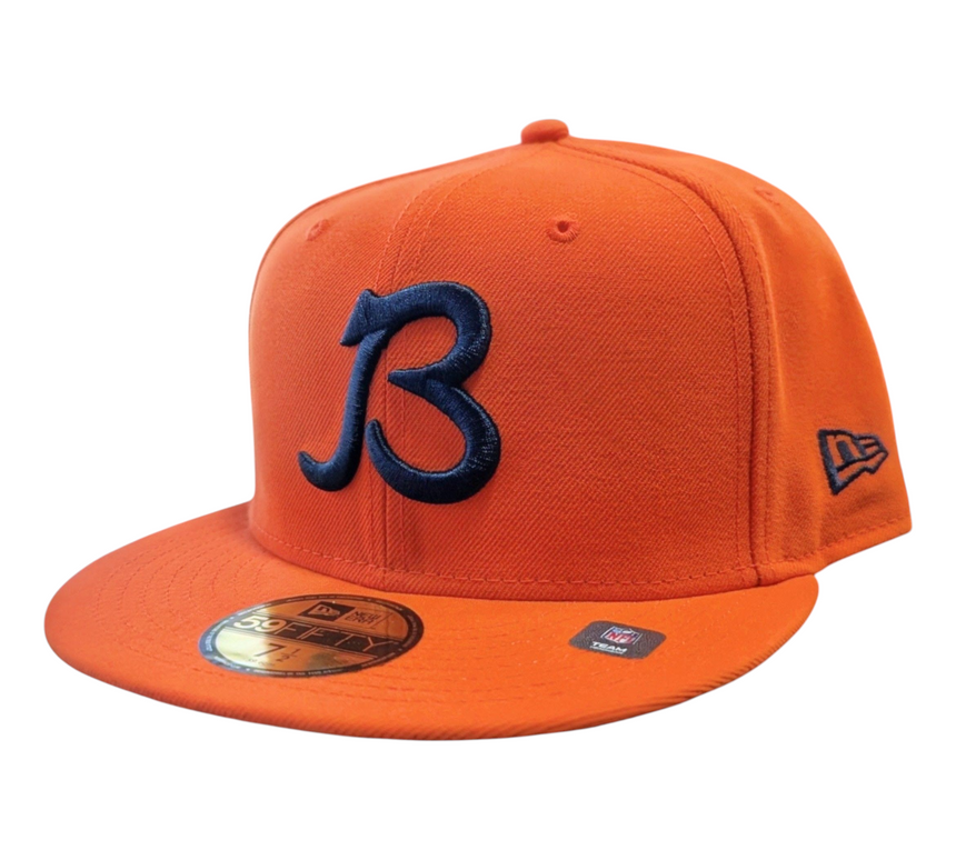 Chicago Bears "B" Logo Orange Traditions New Era 59FIFTY Fitted Hat - Pro Jersey Sports