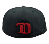 Detroit Red Wings New Era Black 59FIFTY Fitted Hat - Pro Jersey Sports