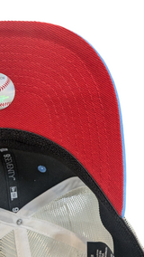 Chicago Cubs New Era Sky Blue/Red Alternate 2 9SEVENTY Trucker Hat - Pro Jersey Sports