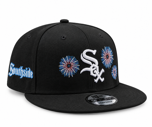 Chicago White Sox New Era Fireworks on the Southside Black 9FIFTY Snapback Hat