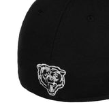 Men's Chicago Bears New Era Black Mascot Logo 2022 Sideline 39THIRTY Flex Hat - Pro Jersey Sports