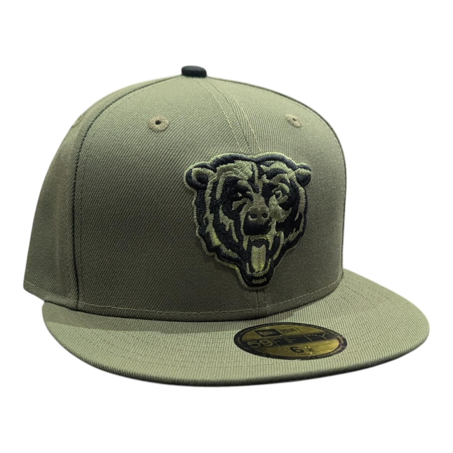 Chicago Bears New Era Olive 59FIFTY Fitted Hat