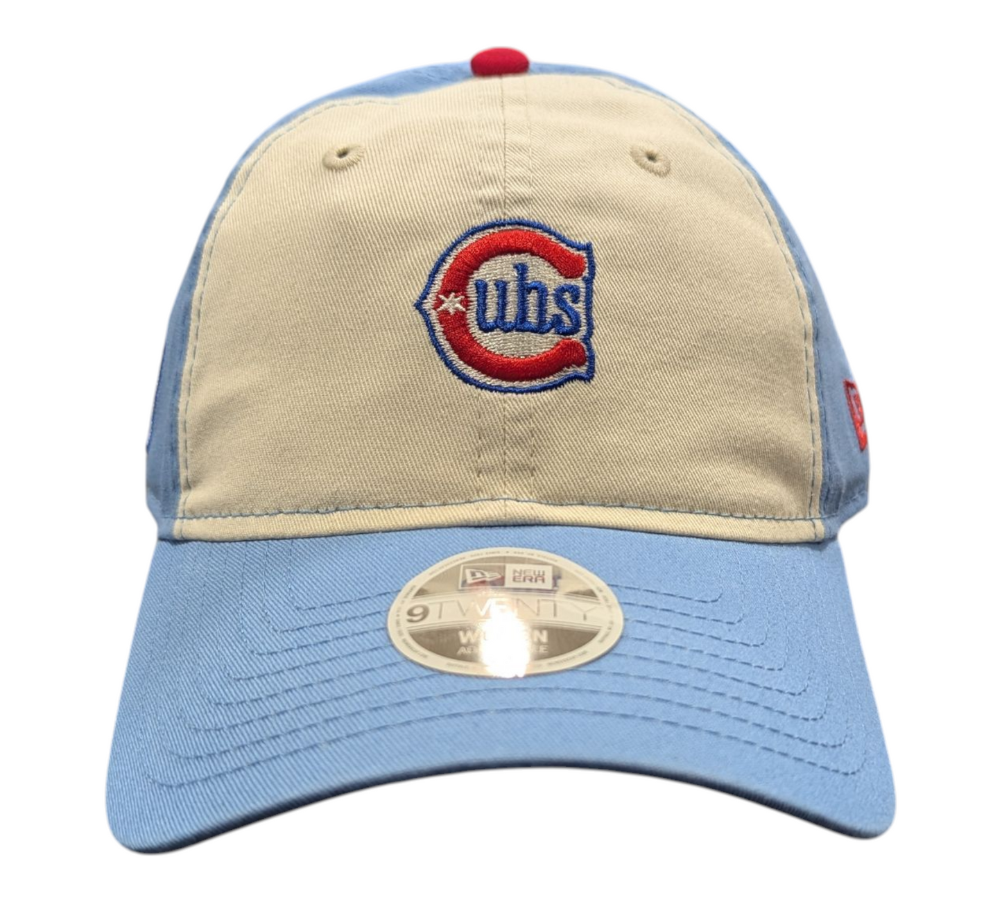 Women's Chicago Cubs 2nd Alternate Micro Baby Blue New Era 9TWENTY Adjustable Hat - Pro Jersey Sports