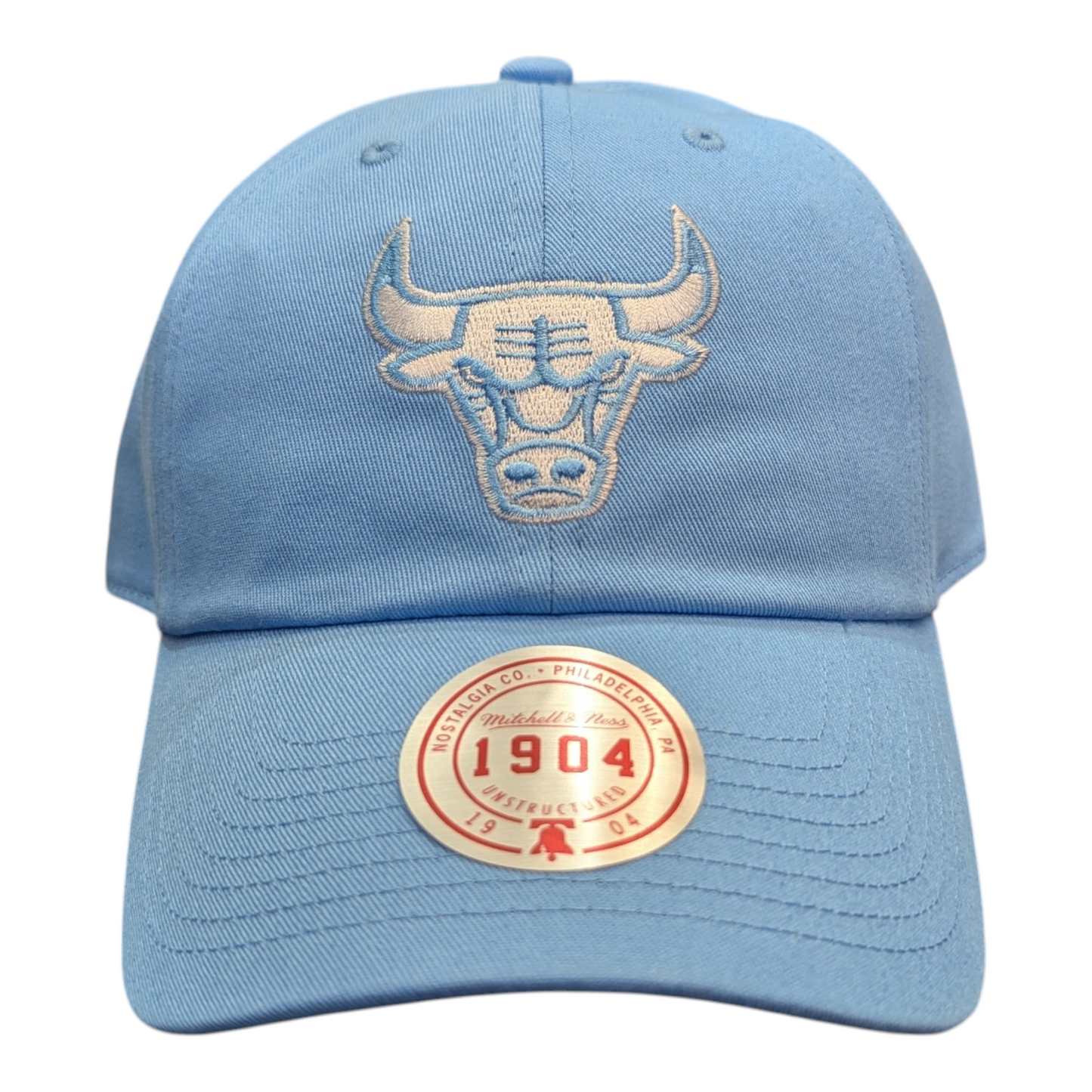 Chicago Bulls Mitchell & Ness NBA Blue Gleam Pro Strapback Hat - Pro Jersey Sports