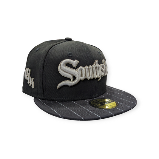 Chicago White Sox New Era Southside Black Stripe 59FIFTY Fitted Hat