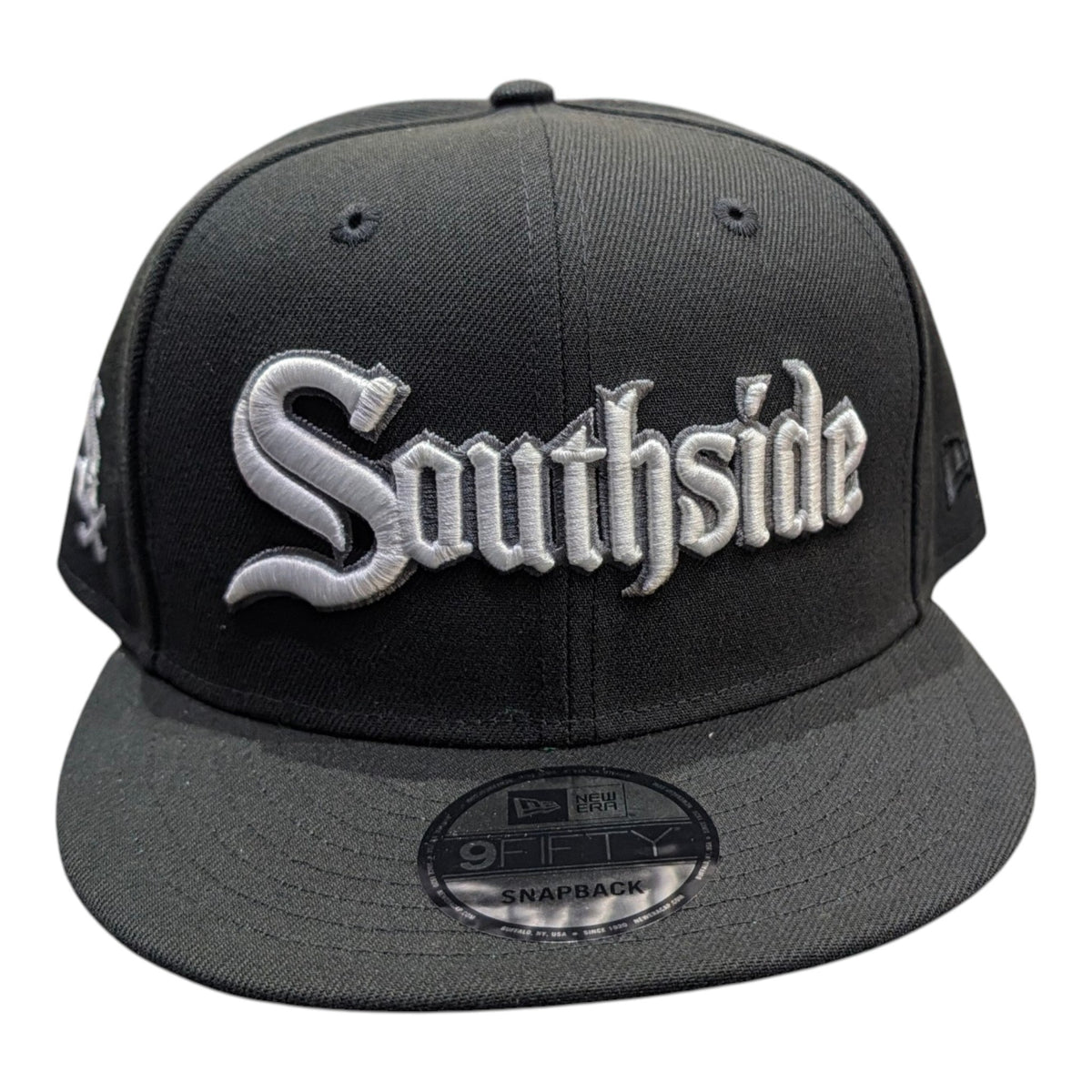Chicago White Sox New Era City Connect Southside Black 9FIFTY Snapback Hat