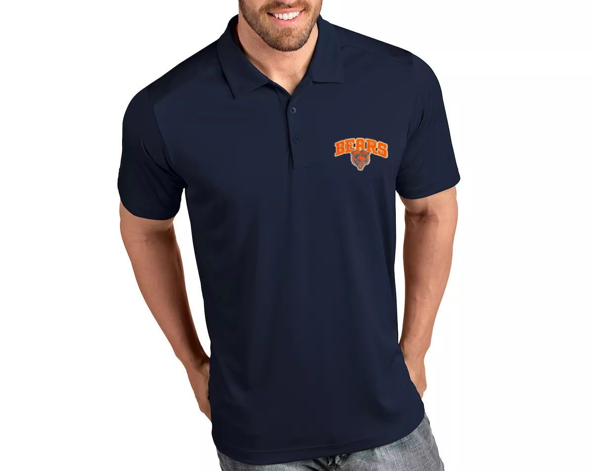 Men's Chicago Bears Antigua Navy Tribute Polo - Pro Jersey Sports
