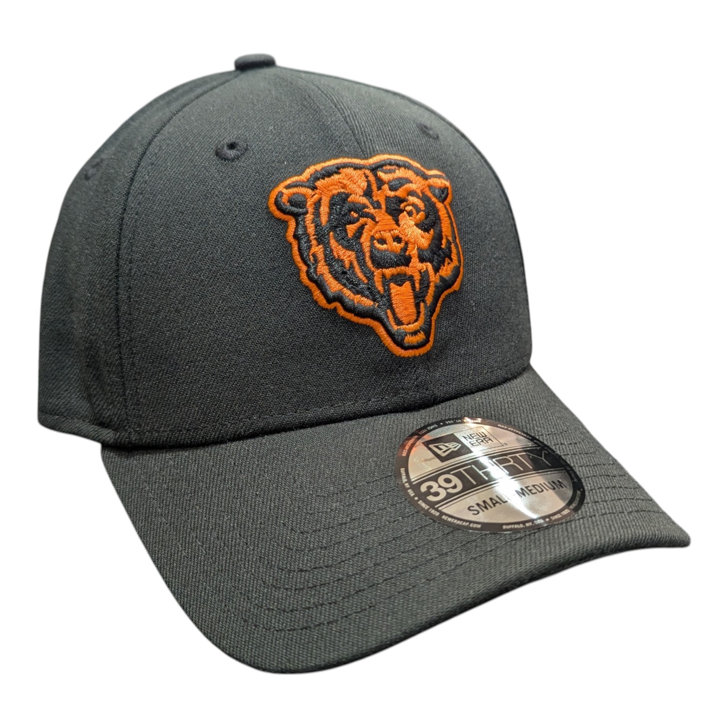 Chicago Bears New Era Black Neon Primary 39THIRTY Flex Hat - Pro Jersey Sports