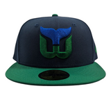 Hartford Whalers New Era Navy 59FIFTY Fitted Hat - Pro Jersey Sports