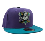 Anaheim Mighty Ducks New Era Purple/Teal Ducks Fly Together 59FIFTY Fitted Hat - Pro Jersey Sports
