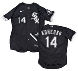 Men's Chicago White Sox Paul Konerko Nike Black Alternate Authentic Player Jersey - Pro Jersey Sports