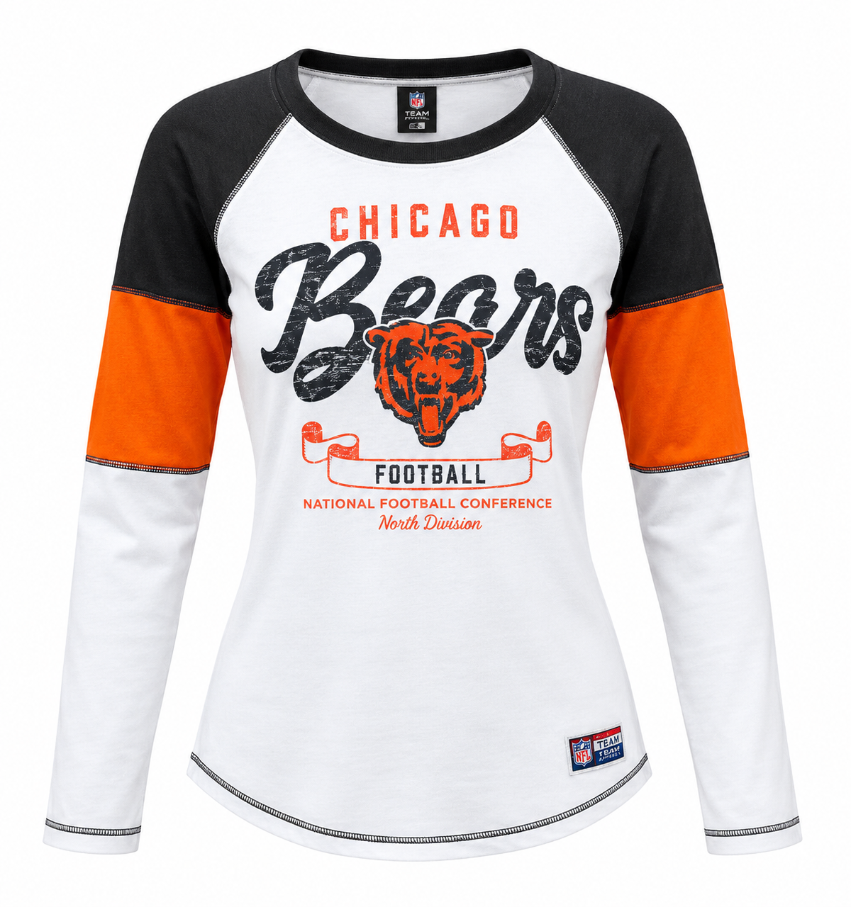 Women's Chicago Bears G3 White Long Sleeve T-shirt
