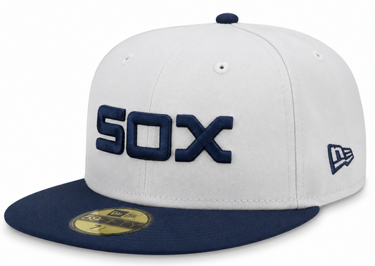 Chicago White Sox 1979 New Era Cooperstown Classics White/Navy 59FIFTY Fitted Hat