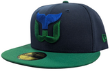 Hartford Whalers New Era Navy 59FIFTY Fitted Hat - Pro Jersey Sports