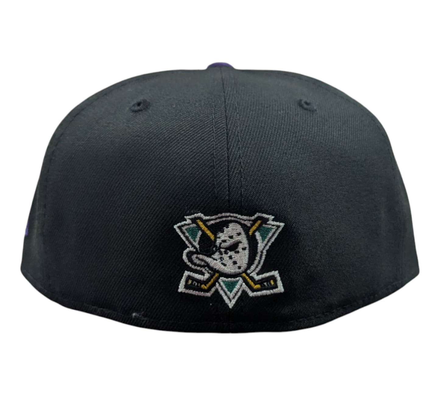 Anaheim Mighty Ducks New Era Black Wild Wing 59FIFTY Fitted Hat - Pro Jersey Sports