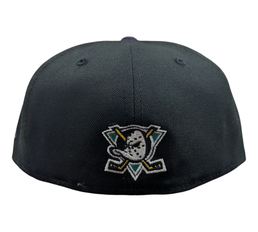Anaheim Mighty Ducks New Era Black Wild Wing 59FIFTY Fitted Hat - Pro Jersey Sports