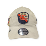Men's Chicago Bears 2023 Salute To Service Secondary Logo Stone/Camo 9TWENTY Adjustable Hat - Pro Jersey Sports