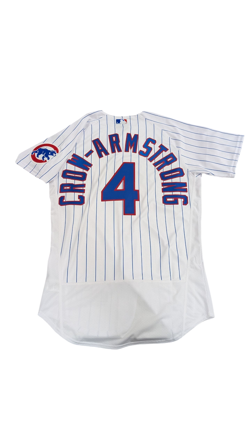 Men's Chicago Cubs Pete Crow-Armstrong Nike Home White Authentic Player Jersey - Pro Jersey Sports