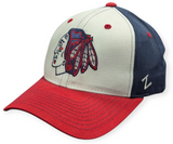 Mens Chicago Blackhawks Zephyr NHL Patriot Staple Adjustable hat - Pro Jersey Sports
