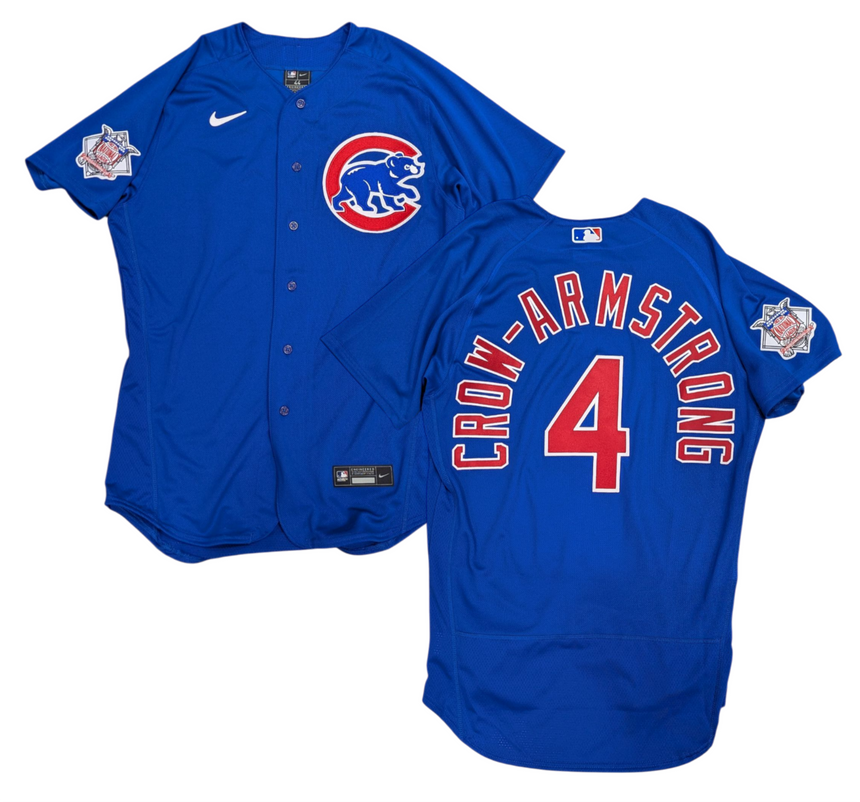 Men's Chicago Cubs Pete Crow-Armstrong Nike Alternate Royal Blue Authentic Player Jersey - Pro Jersey Sports