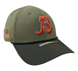 Men's New Era Green Chicago Bears B 2025 Salute to Service 39THIRTY Flex Hat - Pro Jersey Sports