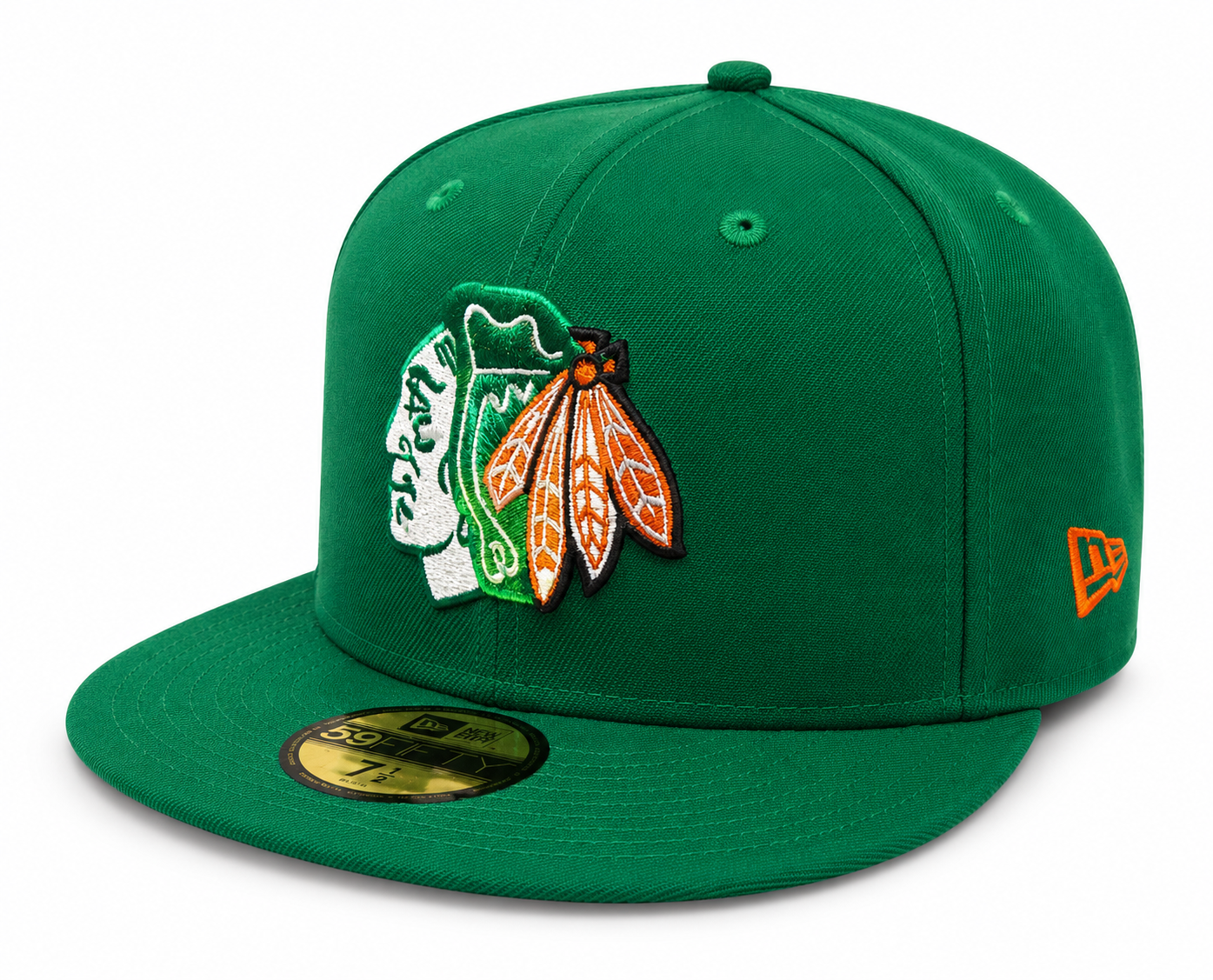 Chicago Blackhawks New Era Kelly Green Irish 59FIFTY Fitted Hat
