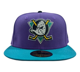 Anaheim Mighty Ducks New Era Purple/Teal Ducks Fly Together 59FIFTY Fitted Hat - Pro Jersey Sports